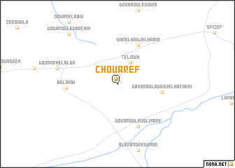 map of Chouaref