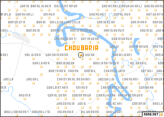 map of Choubāria