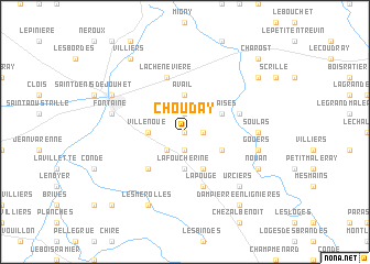 map of Chouday