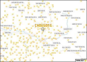 map of Chou-dong