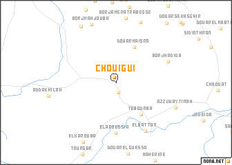 map of Chouigui
