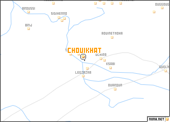 map of Chouikhat