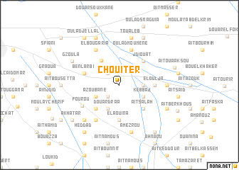 map of Chouiter