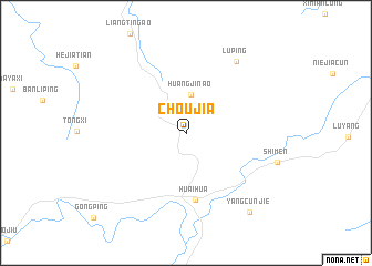 map of Choujia