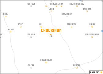 map of Choukirom