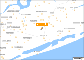 map of Choúla