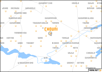 map of Chouni