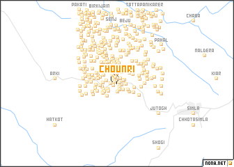 map of Choūnri