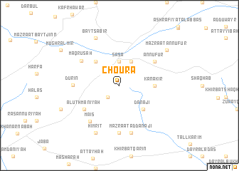 map of Choûra