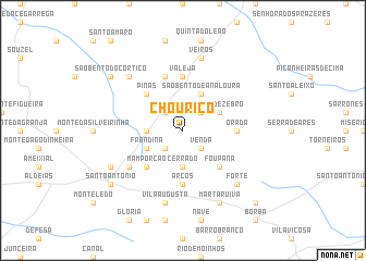 map of Chouriço