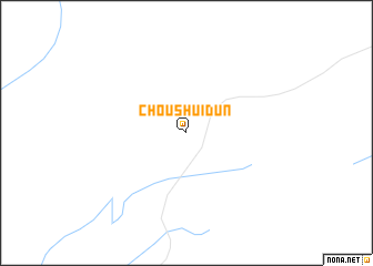 map of Choushuidun