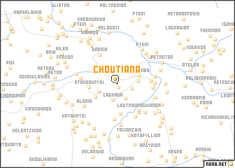 map of Choutianá