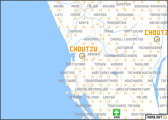 map of Chou-tzu