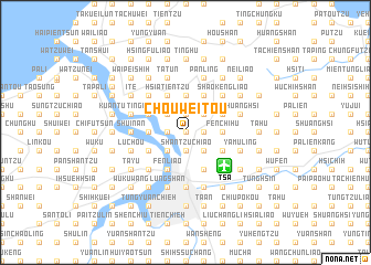 map of Chou-wei-t\