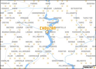 map of Chouzán