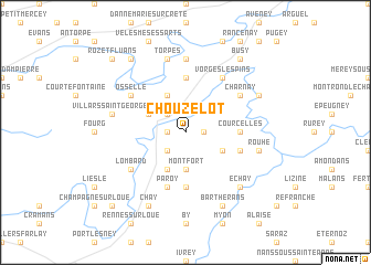 map of Chouzelot