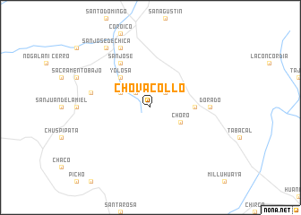 map of Chovacollo