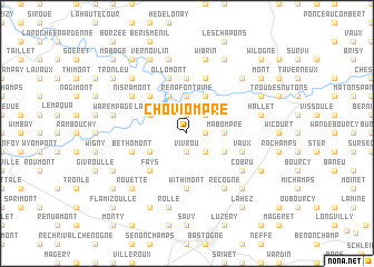 map of Choviompré