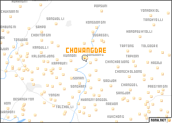 map of Chowangdae