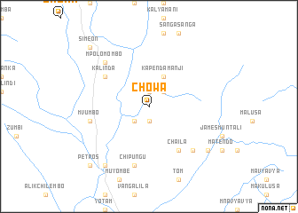 map of Chowa