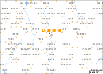 map of Chowkham