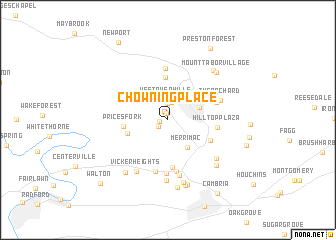 map of Chowning Place