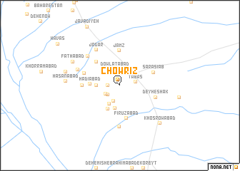 map of Chow Rīz