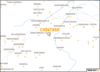 map of Chowtāsh