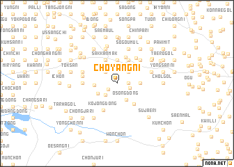 map of Choyang-ni