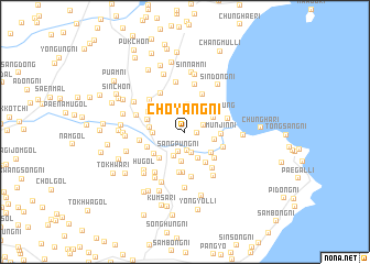 map of Choyang-ni