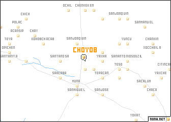 map of Choyob