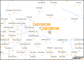 map of Choyomché