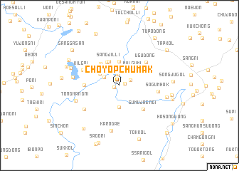 map of Choyŏpchumak