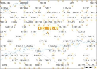 map of Chraberce