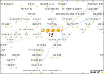 map of Chrabrany