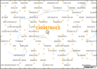 map of Chrastavice