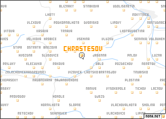 map of Chrastěšov