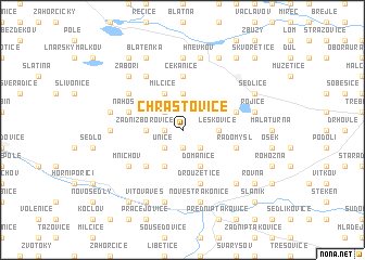 map of Chrášťovice