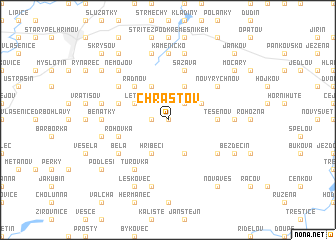 map of Chrástov