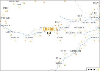 map of Chrdili