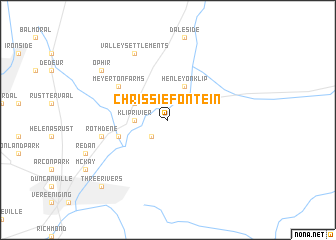 map of Chrissiefontein