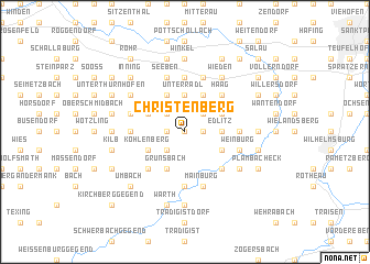 map of Christenberg