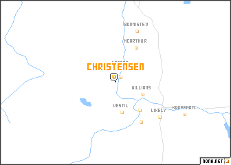 map of Christensen