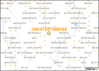 map of Christertshofen