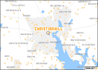 map of Christian Hill