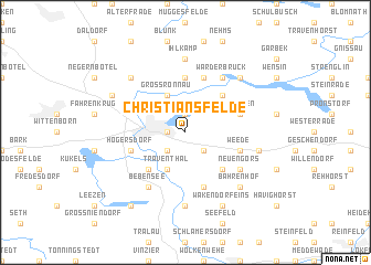 map of Christiansfelde