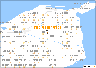 map of Christianstal