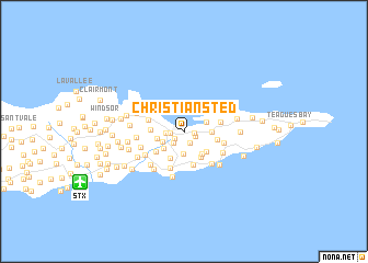 map of Christiansted