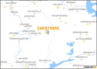 map of Christmans