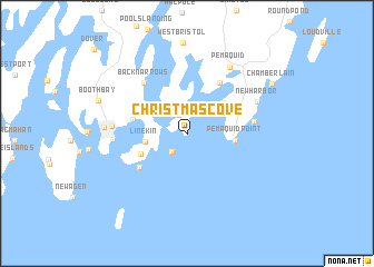 Christmas Cove Maine Map Christmas Cove (United States - Usa) Map - Nona.net